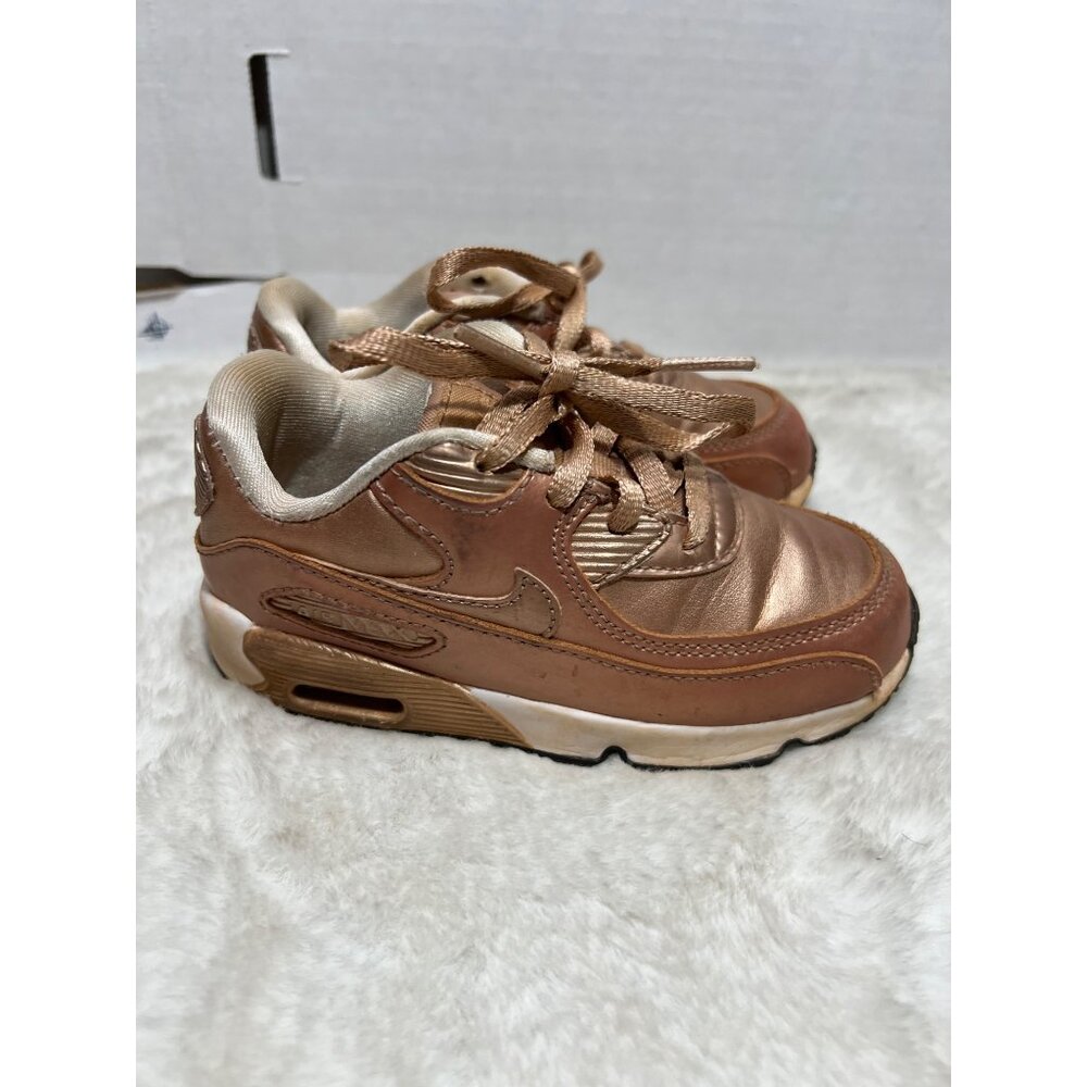 Nike Air Max rose gold pink Jordans kids toddler child size 9 C - Picture 2 of 7